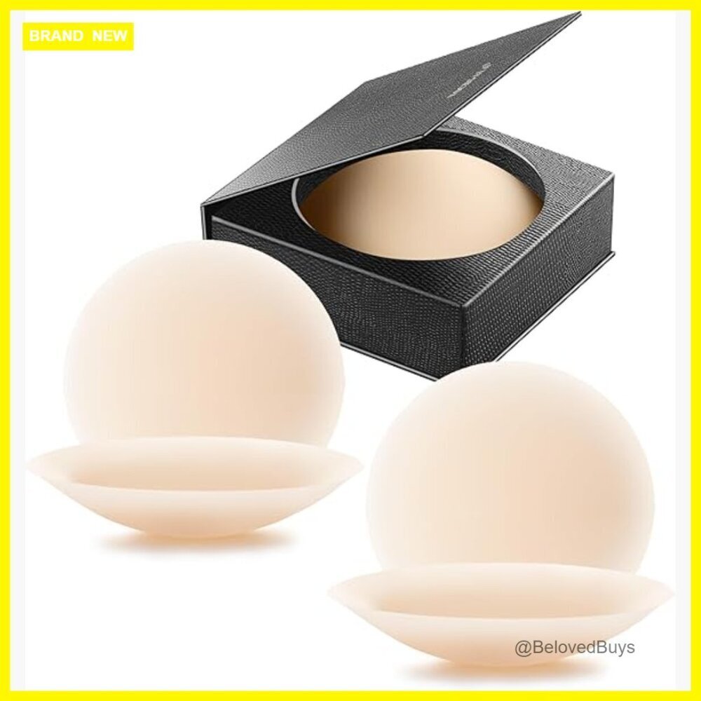 Seamless Silicone Nipple Covers Reusable Pasties A-C Cup Bra Alternative
